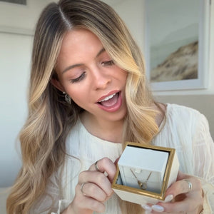 Forever Rose Box + Engraved Heart Necklace