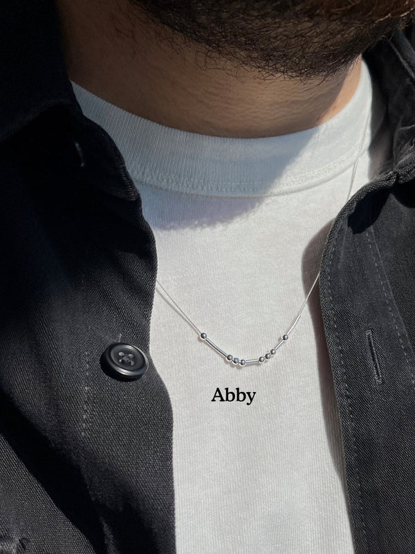 Morsecode Necklace