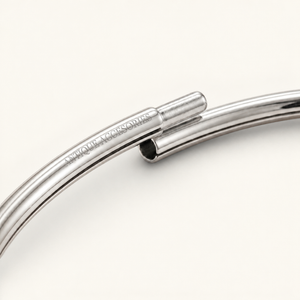 Halo Anklet silver detail