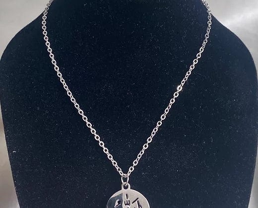 Antique Accessories Allah SWT Coin Necklace