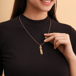 Personalized Photo Engraved Necklace (Eye/Half Face)