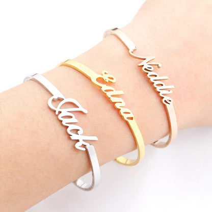 Antique Accessories PERSONALIZED SINGLE NAME BANGLE