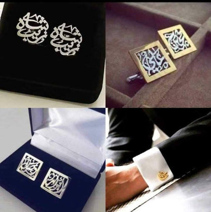 Antique Accessories PERSONALIZED WEDDING CUFFLINKS