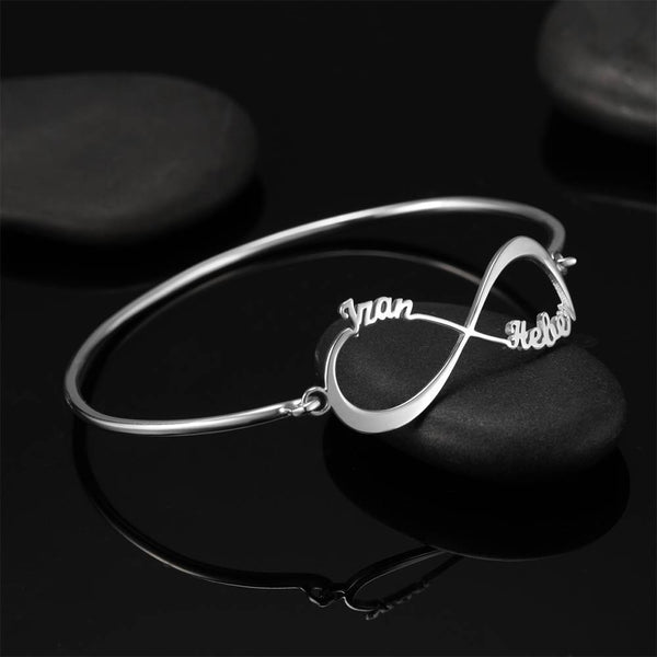 AntiqueAccesories Name Cuff Bangle