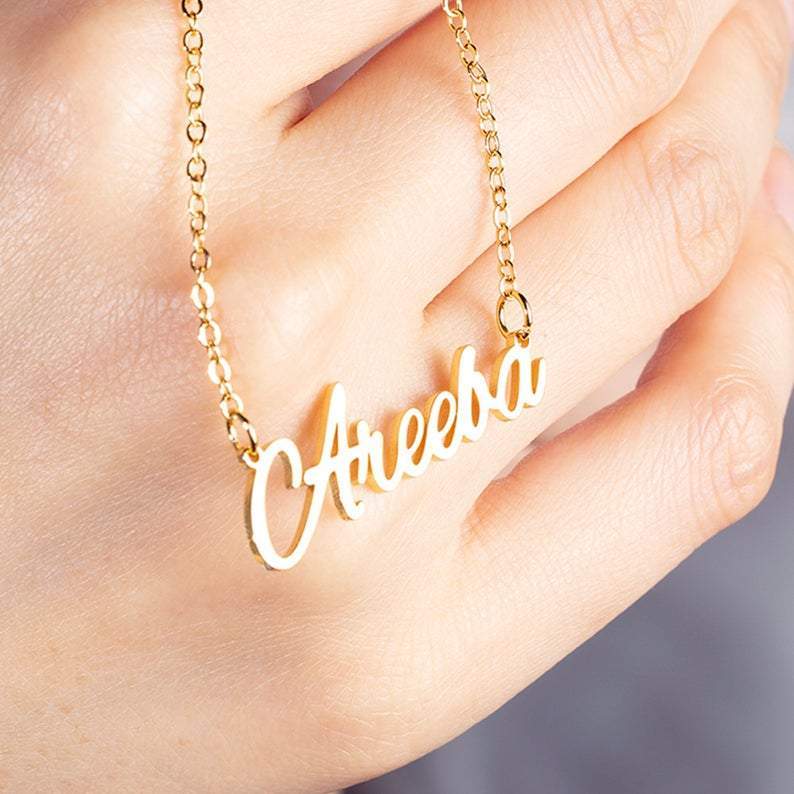 AntiqueAccesories Sale Custom Name Necklace