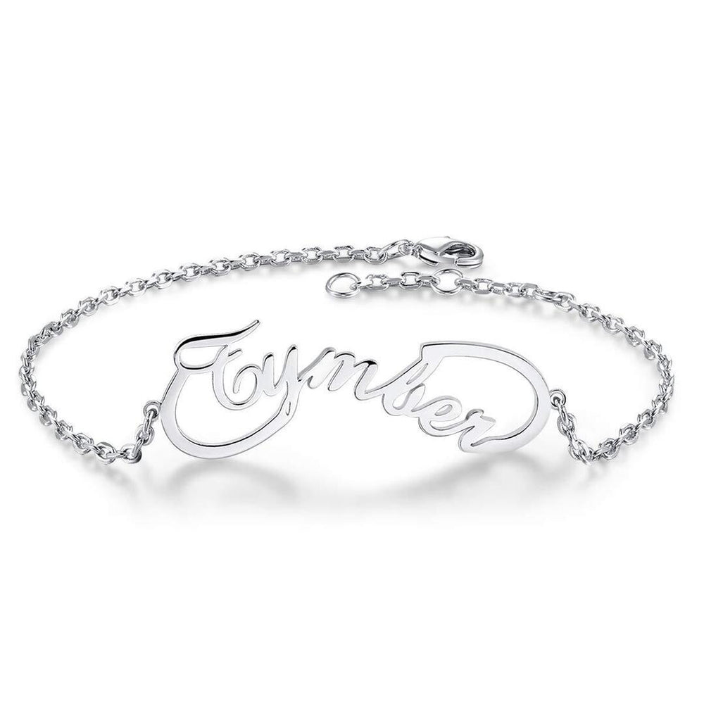 AntiqueAccesories Infinity Personalized Name Bracelets
