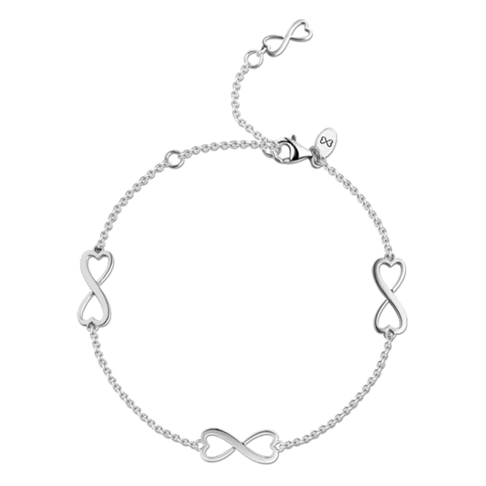 AntiqueAccesories silver Love Bracelet Sterling