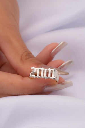 Baebie Gothic Date Ring
