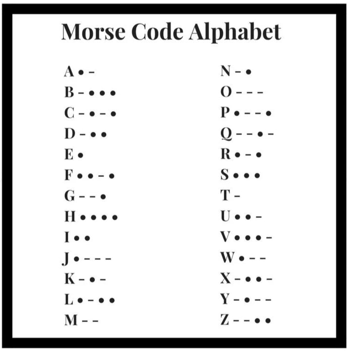 Morsecode Necklace
