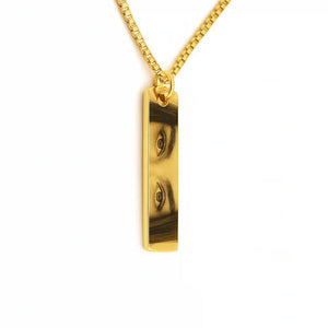 Personalized Photo Engraved Necklace (Eye/Half Face)
